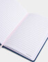 Anotadores Cuadernos y Memos Bordado Cuaderno A5 "berry" - Combinacion Bicolor