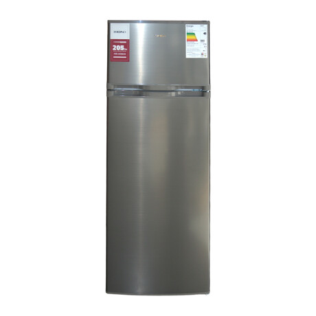 refrigerador c/freezer 205 lts. frio humedo ACERO INOXIDABLE