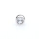 Dije En Oro Blanco 18K Y Zirconia Dije En Oro Blanco 18K Y Zirconia