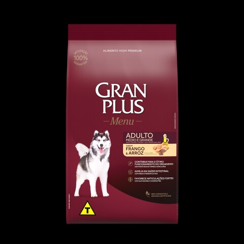 GRANPLUS MENU PERRO ADULTO / POLLO & ARROZ 15KG Granplus Menu Perro Adulto / Pollo & Arroz 15kg