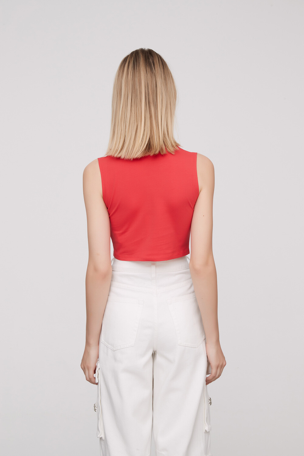 Tops Penikala Rojo Coral