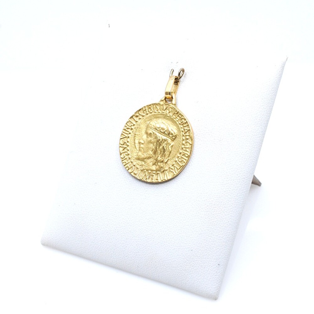 Medalla en oro 18k de Cristo Antiguo. Diámetro 23mm Medalla en oro 18k de Cristo Antiguo. Diámetro 23mm