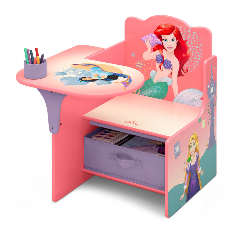 Escritorio con silla y almacenamiento Princesas Disney Escritorio con silla y almacenamiento Princesas Disney