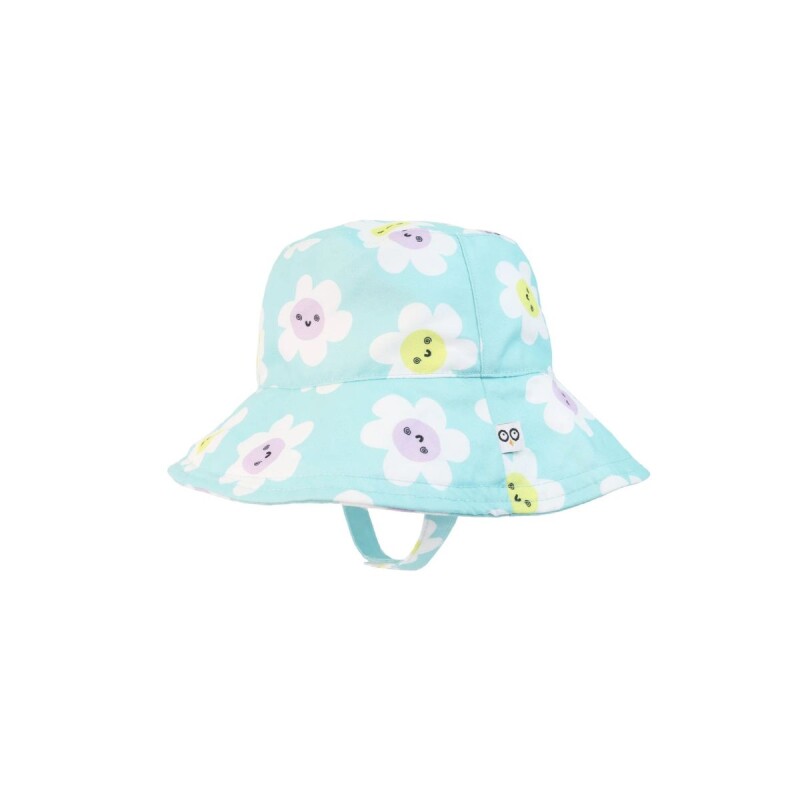 Gorro de playa con filtro UPF50+ Margaritas