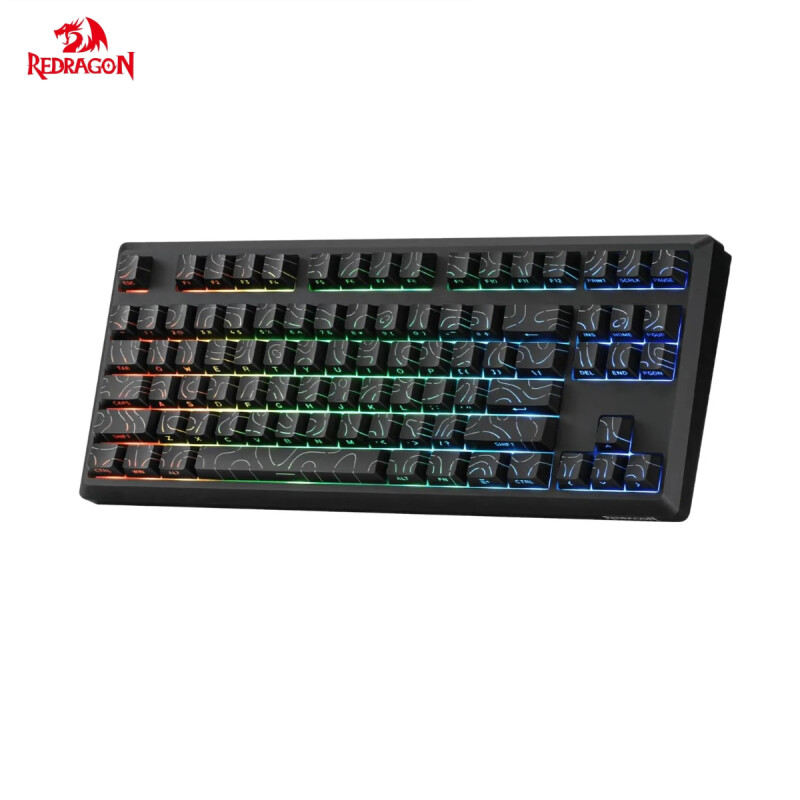 Teclado Gamer Redragon Uranus Pro K737 Black RGB Switch Red Teclado Gamer Redragon Uranus Pro K737 Black RGB Switch Red