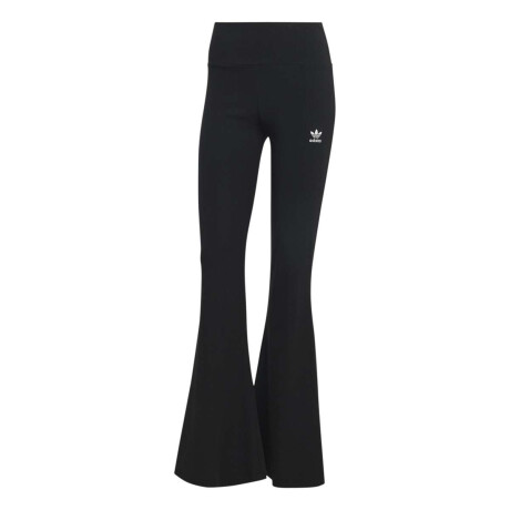 Pantalón Essentials Rib Flared de Mujer Negro