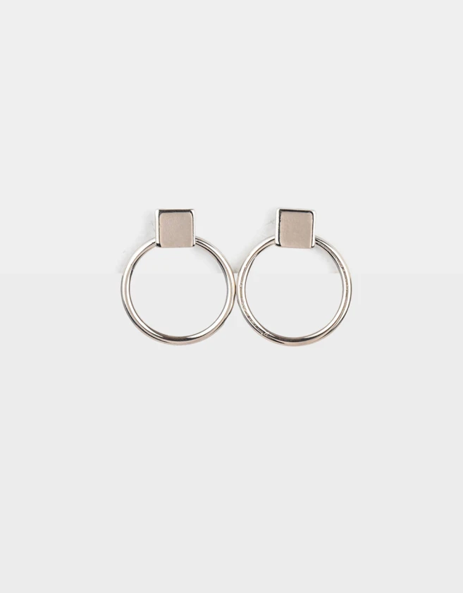 Aros Pasantes De metal Aros De Metal - Plateado