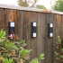 Lampara Foco Solar X2 Jardín Exterior Bidireccional Pared Lampara Foco Solar X2 Jardín Exterior Bidireccional Pared