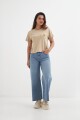 Remera girasoles BEIGE