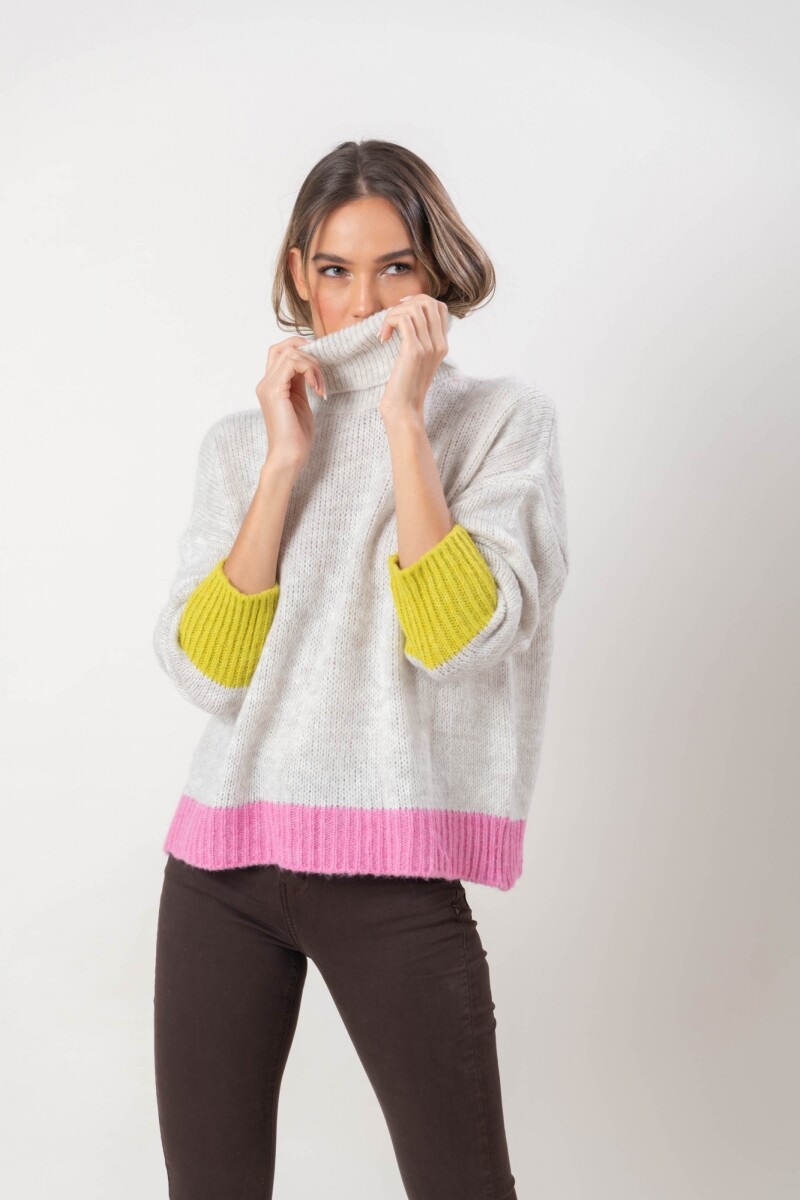 Sweater en lana Cashmere - Natural 