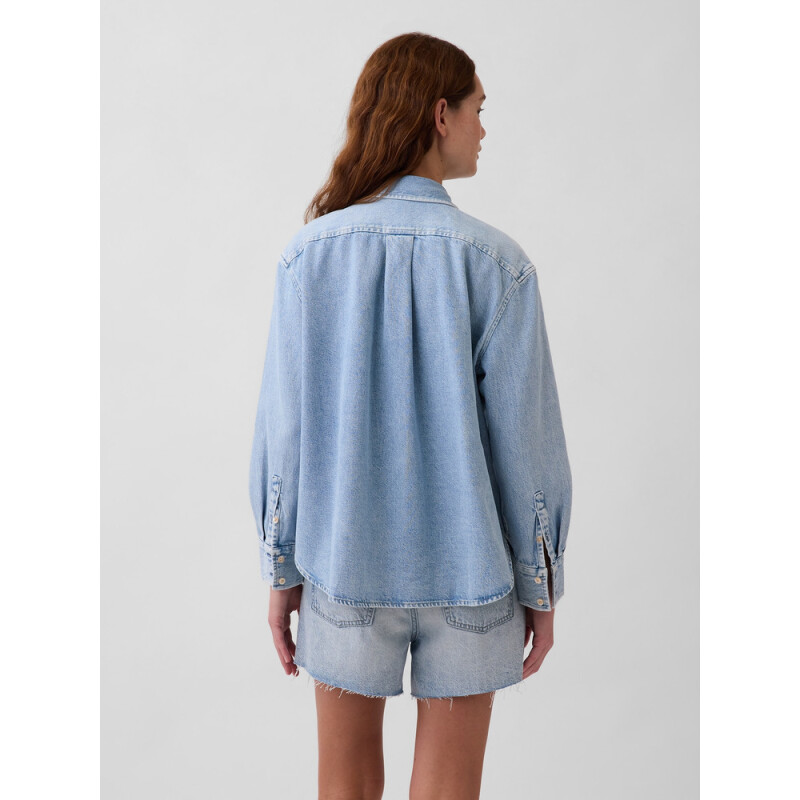 THE RELAXED SHIRT - LT ELLIS LIGHT WASH