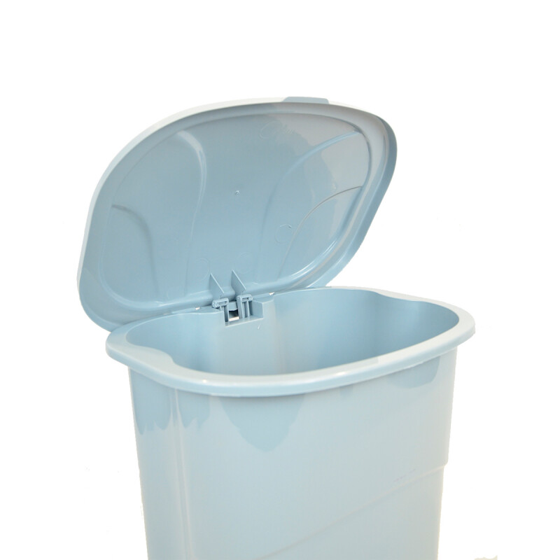 Tarro de residuos con pedal plástico 10 litros GRIS OSCURO