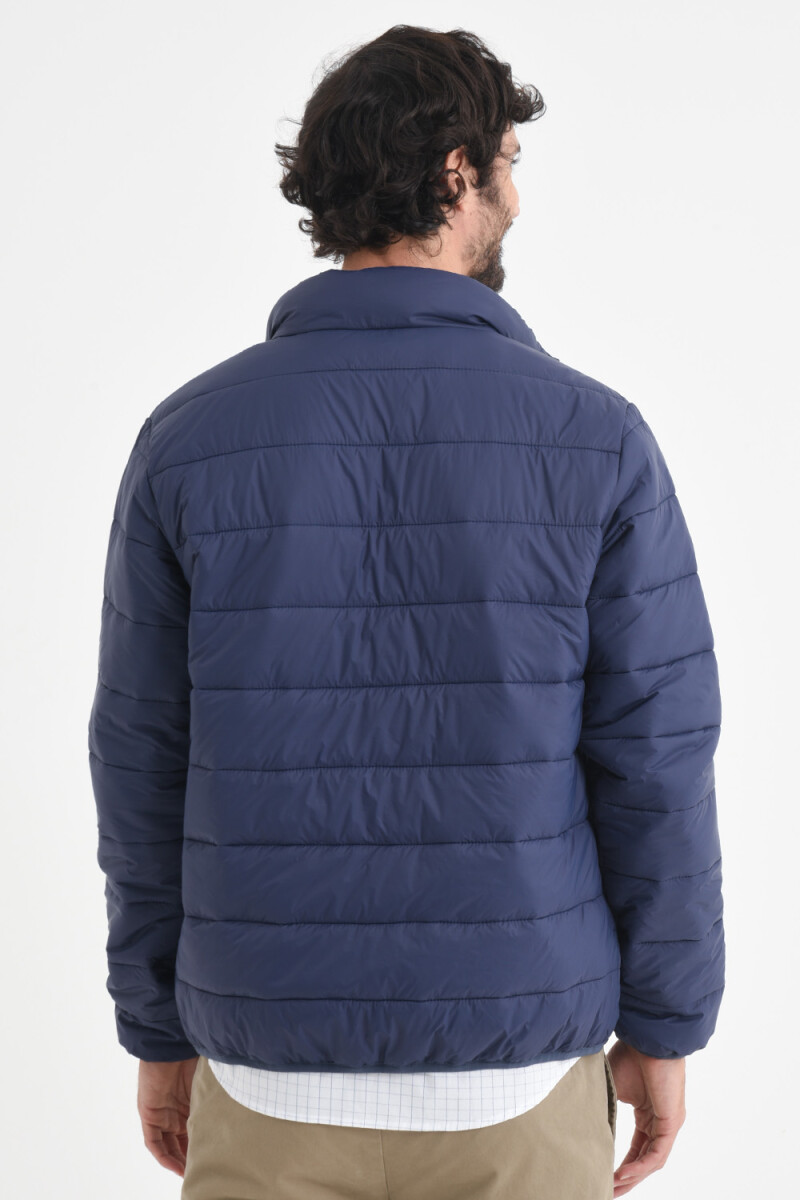 Campera capitoneada Azul marino