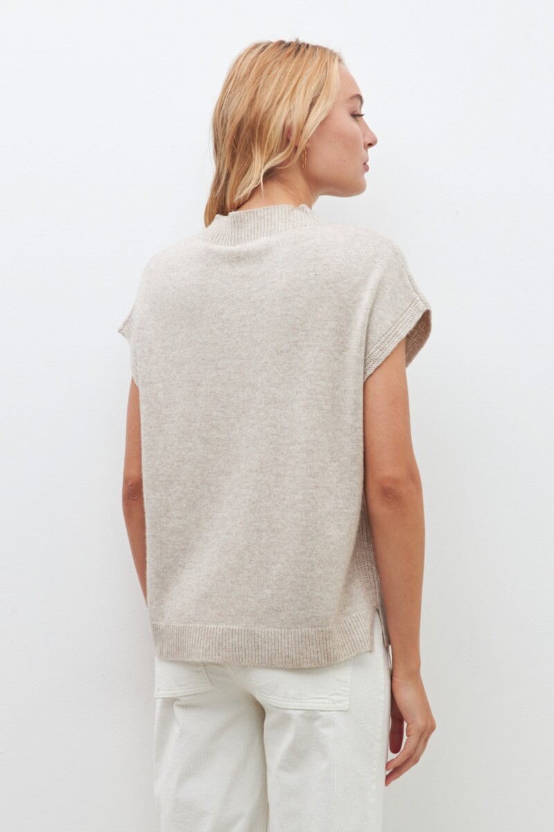 Chaleco Oslo beige melange