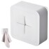 Soporte Toalla Toallero Pared Baño Cocina Cubo Adhesivo Ax ® Variante Color Blanco