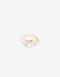 Anillos Chicos Metal Anillo Strass Dedo Meñique - Dorado