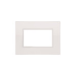 Plaqueta p/3 módulos blanco - Duomo Flat ELE01184