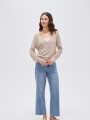 Cardigan Brau Beige