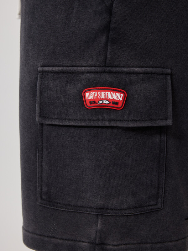 SHORT CARGO RIVEN RUSTY Negro