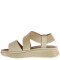 Sandalias de Mujer Lady Confort ROSA con tiras elasticas Beige