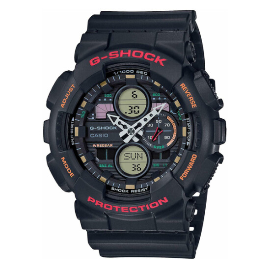 Reloj CASIO G-SHOCK GA140-1A4DR Resina Negro Esfera 51mm 0