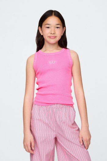 Musculosa Logo Gap Niña Standout Pink