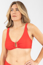 Top leona Hot red