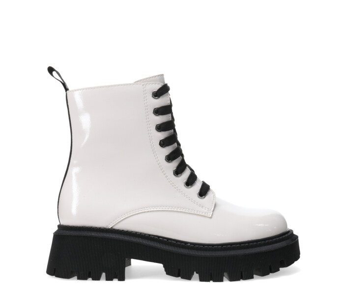 Bota ULIERBota SAGITARIO estilo borcego Off White