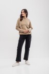 Pantalón cargo de gabardina Negro