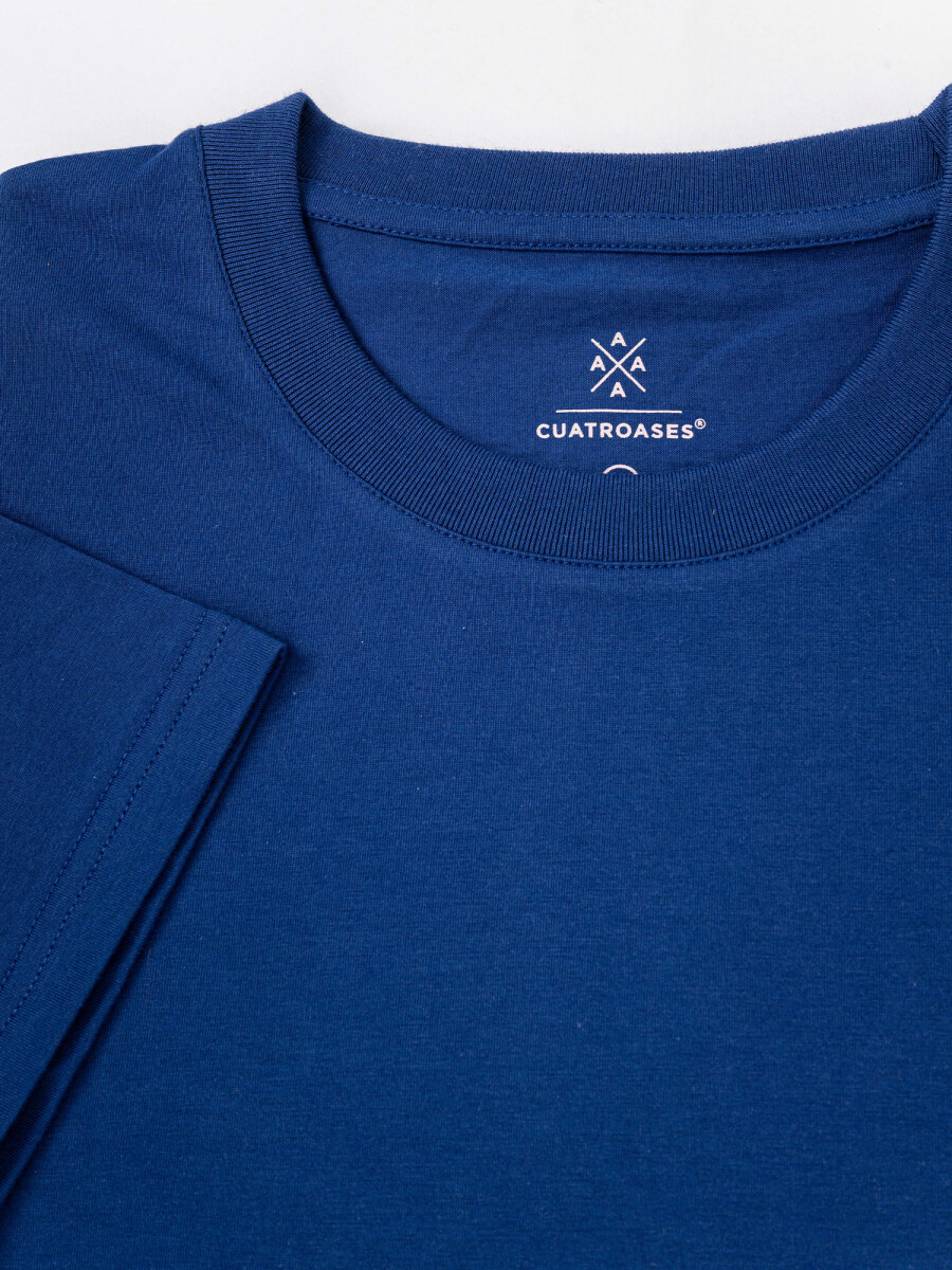 T-shirt m/c lisa - azul 