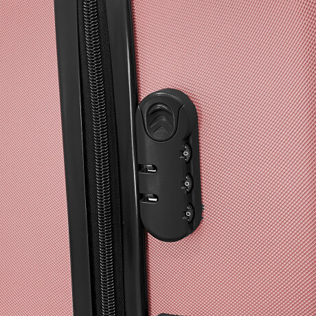 Set X3 Valijas De Viaje Rígidas 4 ruedas 20, 24 y 28 Rosa