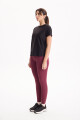 Calza Deportiva Luna Bordeaux