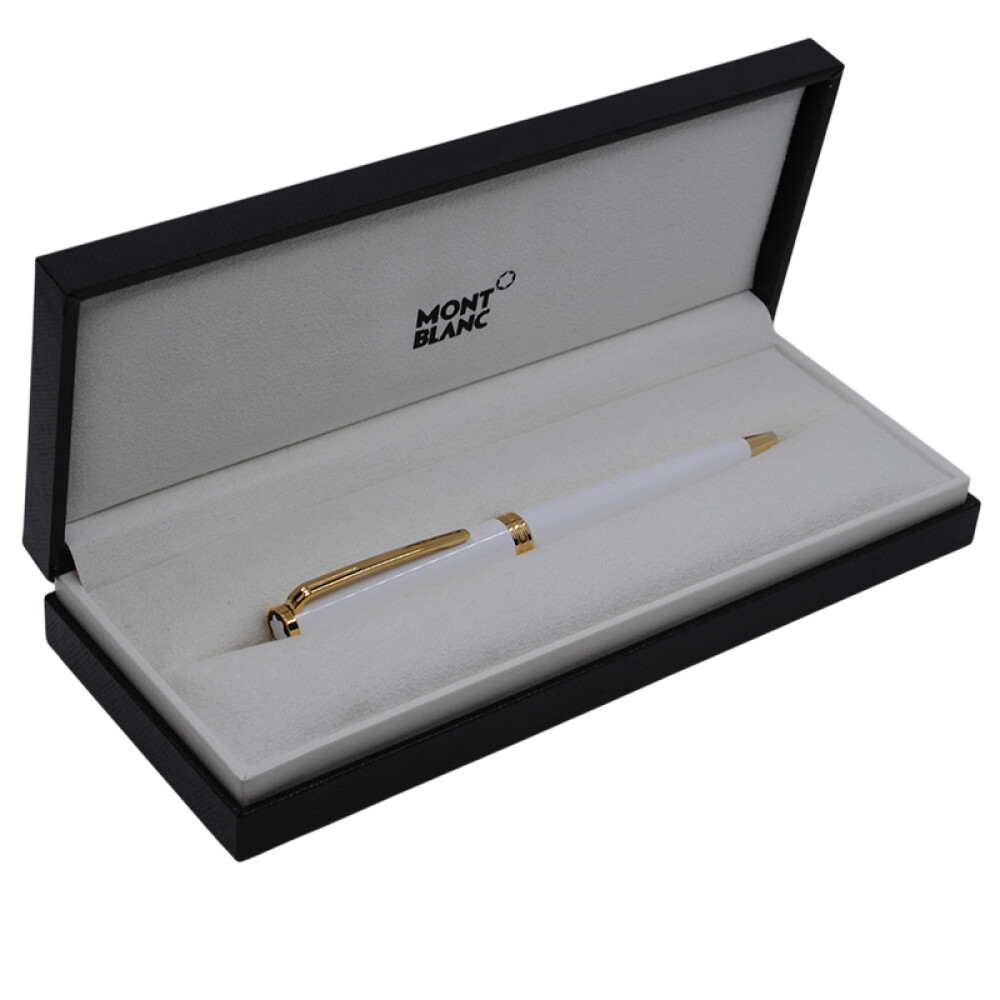 Montblanc Pix white AV 117659 Ballpoint Pen con estuche y papeles Montblanc Pix white AV 117659 Ballpoint Pen con estuche y papeles