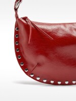 Bolso De Hombro Con Tachuelas rojo