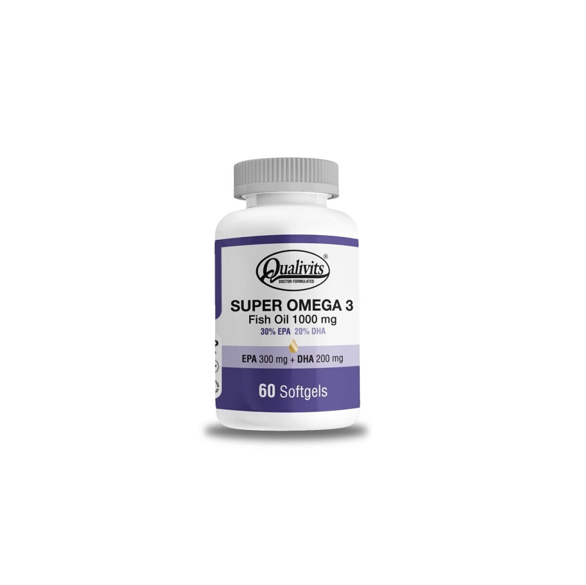 QUALIVITS SUPER OMEGA 3 60 SOFTGELS 