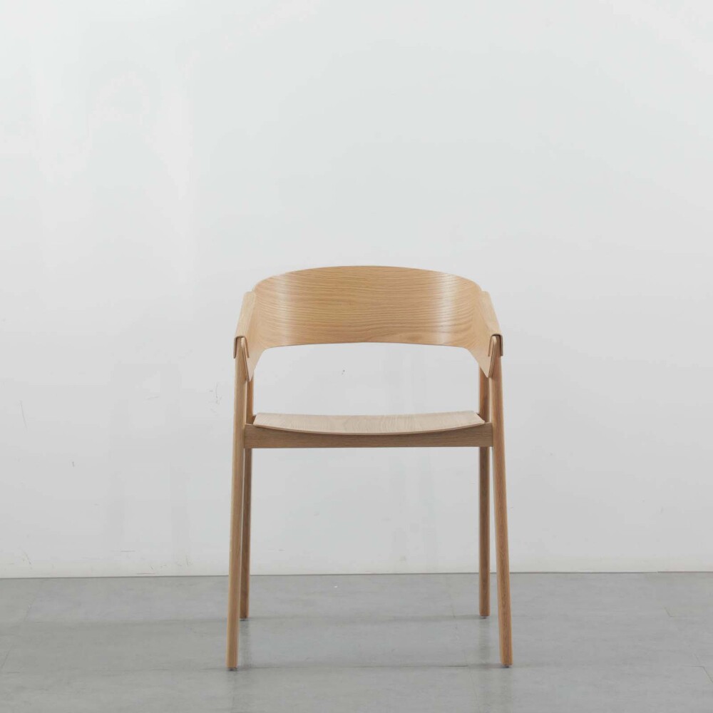 SILLA DE COMEDOR MADERA NATURAL-BEIGE FREDERIK