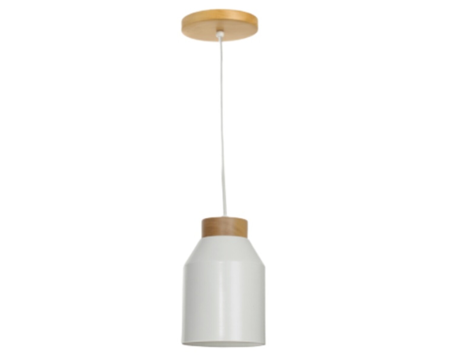 COLGANTE 1L E27 VIBRANCE BLANCO - D15CM 