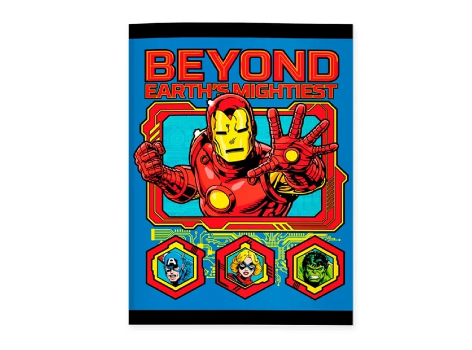 Cuaderno Campus 48 Hojas Licencias - Diseño IronMan 