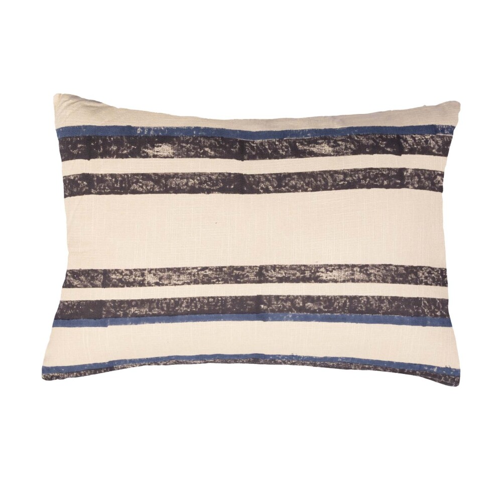 ALMOHADÓN ALMAGRO 40*60 ALGODON BEIGE/NEGRO