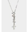 Collares Largo Multi Dijes Plateado