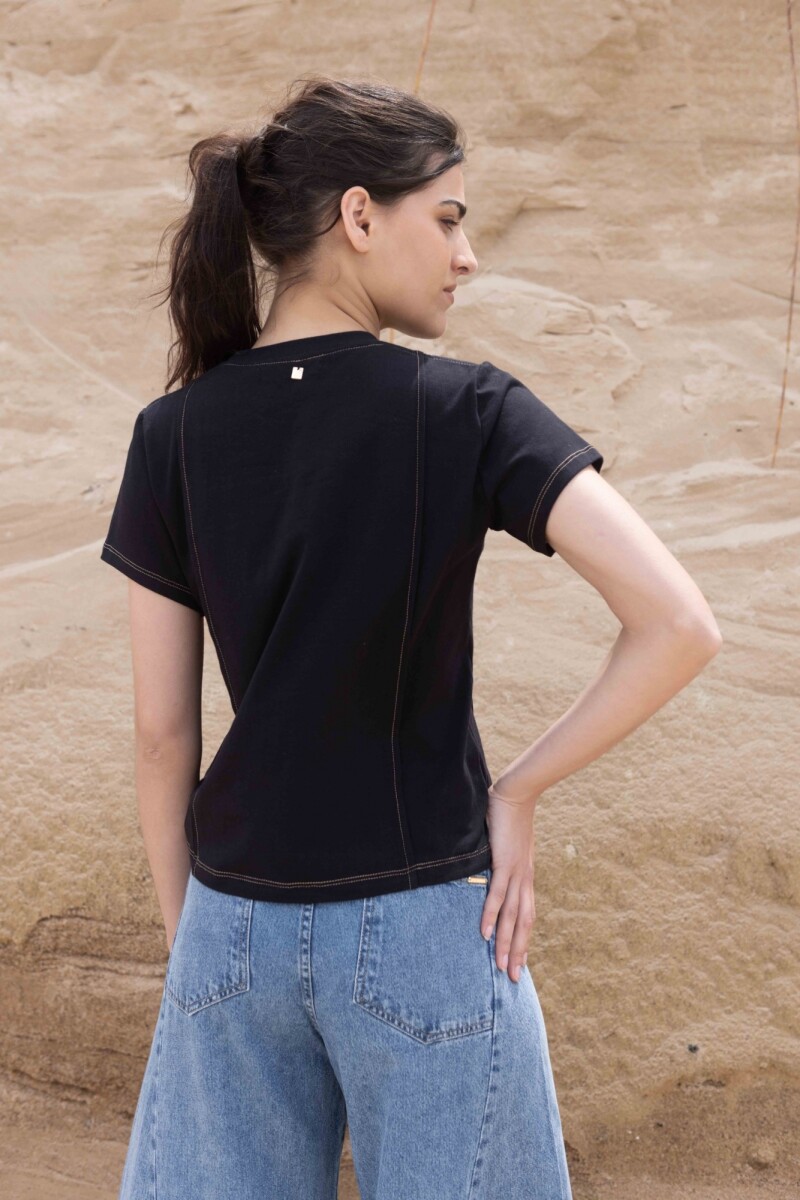 TSHIRT SHORT FW24 Negro