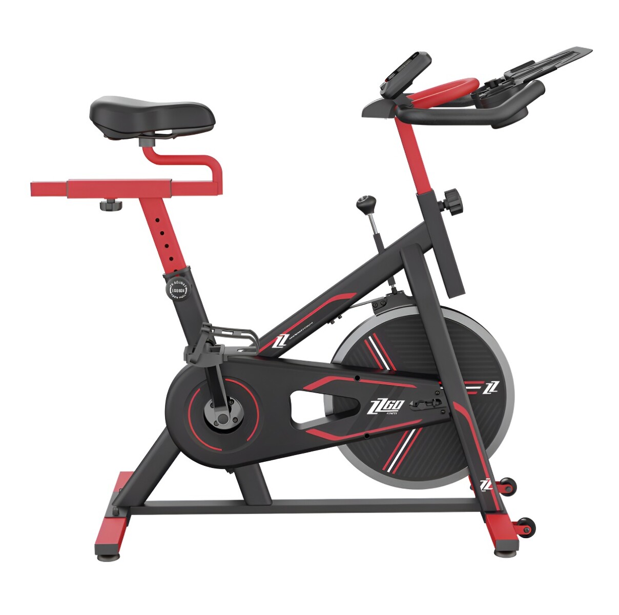 Bicicleta Spinning Zzgo Volante 13kg Sistema De Correa 