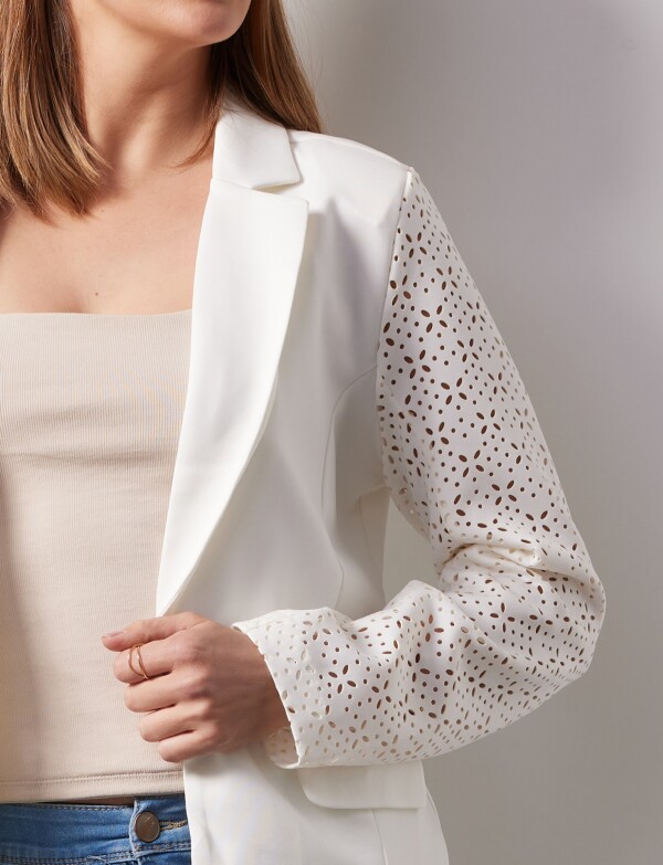 Blazer Manga Calada CRUDO