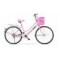 Bicicleta Playera Paseo Dama Rodado 26 + Bolso + Parrilla Rosa