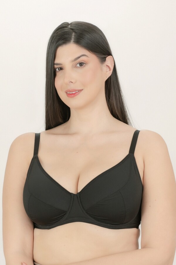 Corpiño de Microfibra Negro