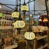 ARAÑA VITRAUX 4 LUCES TM12 Blanco