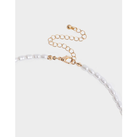 Collares Infantiles Con perlas Dorado