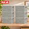 Set x6 Caja simil ratán 7,5 lts CAPPUCCINO