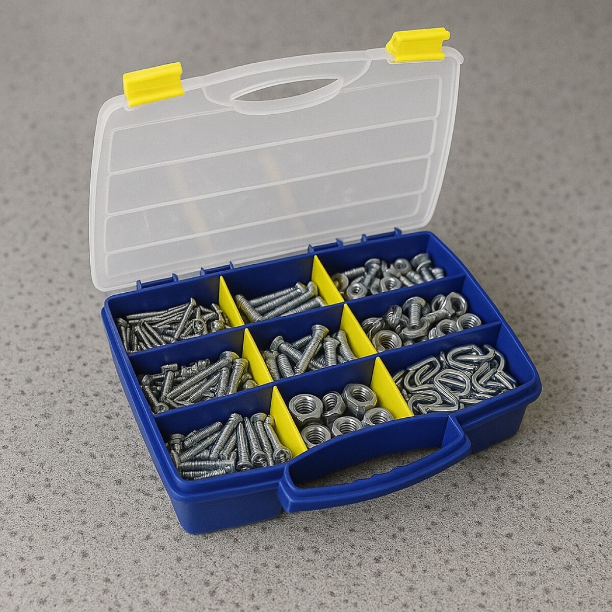 CAJA MALETIN ORGANIZADOR ATMA CON DIVISION - MULTICOLOR 