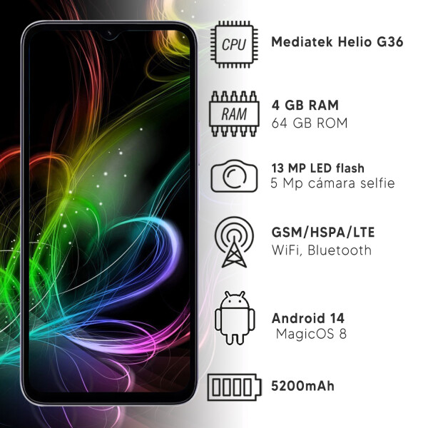 Honor Play9a 4gb Ram 64gb + Regalo VIOLETA